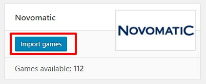 novomatic demo slots embed game import